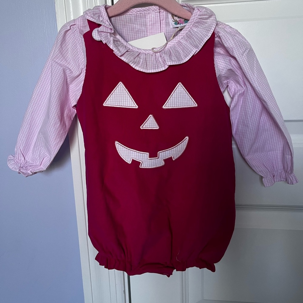 Smocking place pink jack o lantern Halloween bubble 18 m